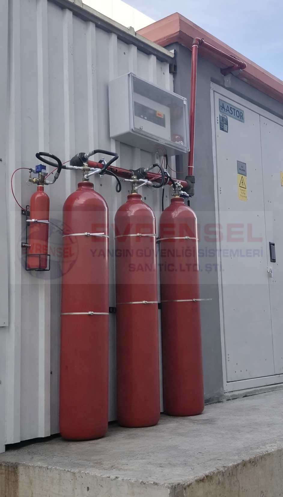 TRAFO ODASI GAZLI SÖNDÜRME SİSTEMİ