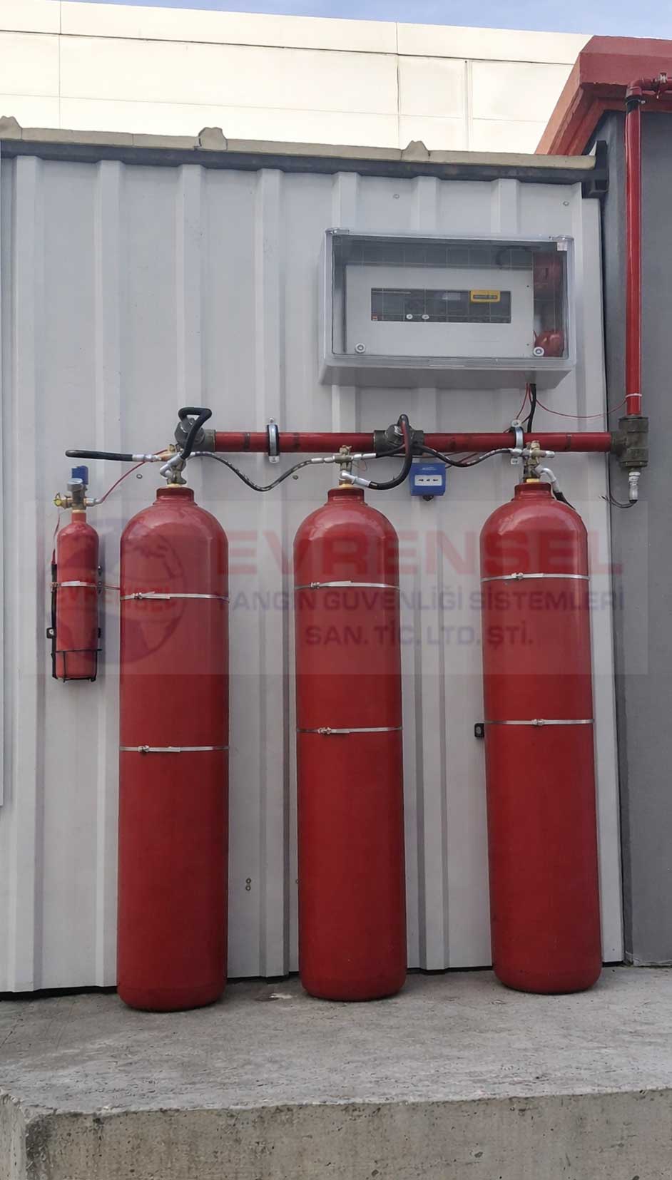 TRAFO ODASI GAZLI SÖNDÜRME SİSTEMİ